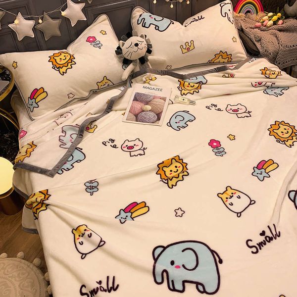 

nap office quilt thickened coral velvet air conditioning single student dormitory sofa small cover blanket in winter