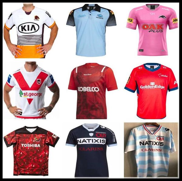 

brisbane broncos sharks leopard knights tasman mako brave lupu toshiba fuchu wild knichts kobelco steelers maillot pro racing rugby jerseys, Black;gray
