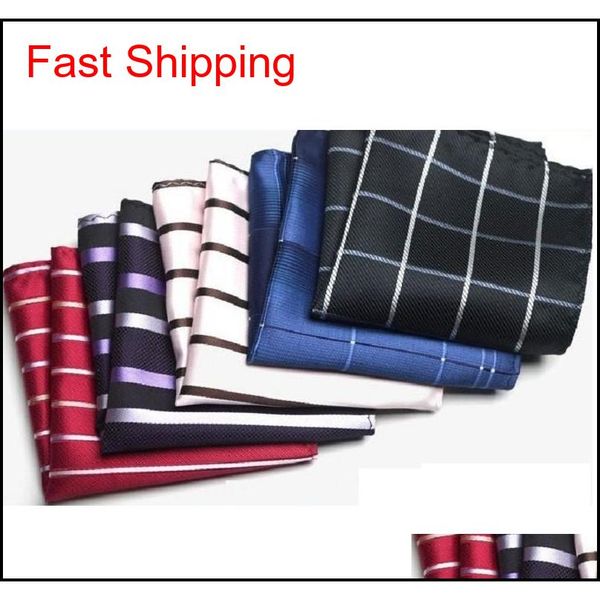 

men's hand kerchief strips check pocket square henky hankie pocket towels formal wedding accessories ha qyljdh homes2007, Blue;white