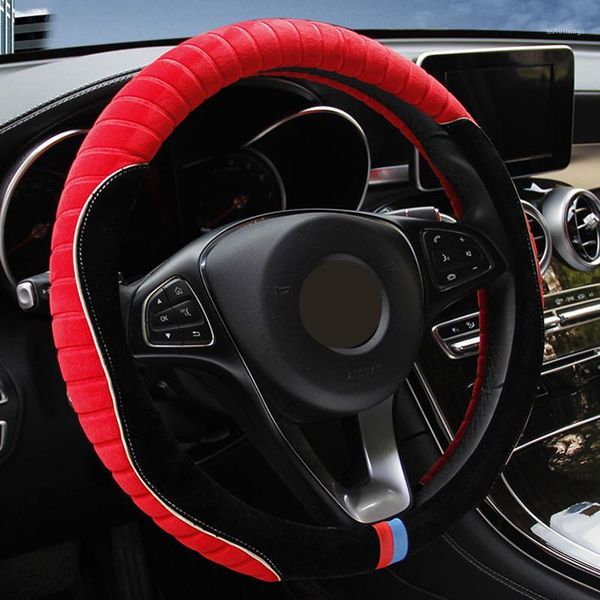 

accessories steering wheel cover warm anti-skid 37-38cm universal comfortable1