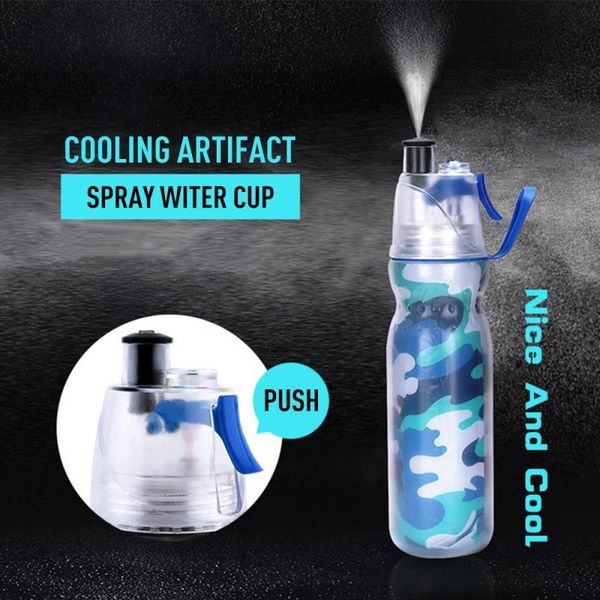 

outdoor sport bottle portable travel water drinkingcup leakproof spray bottle travel cup candy color yoga camping drinking tools wmthgw