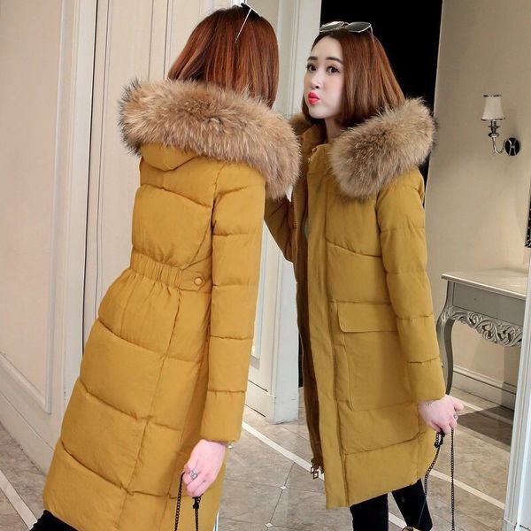 

women parka jacket winter ultra light duck warm female coat woman outwear hooded long sleeve ladies parkas clothes 201019, Black
