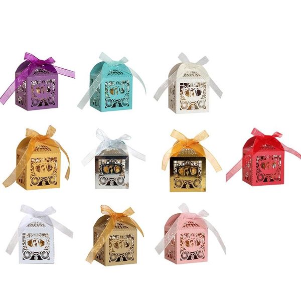 

cutting box 100 pieces valentine's day wedding car lover gift box wedding banque l9cf