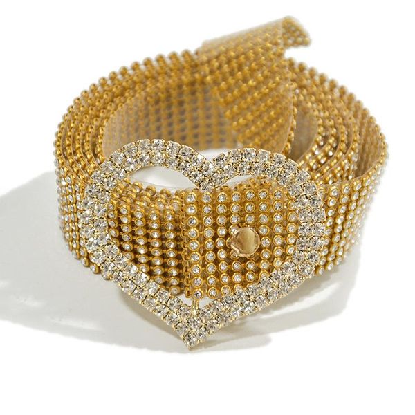

115cm luxury women's gold shiny full-rhinestone belt female bright bride bling crystal diamond waist chain belt for party weddin, Black;brown