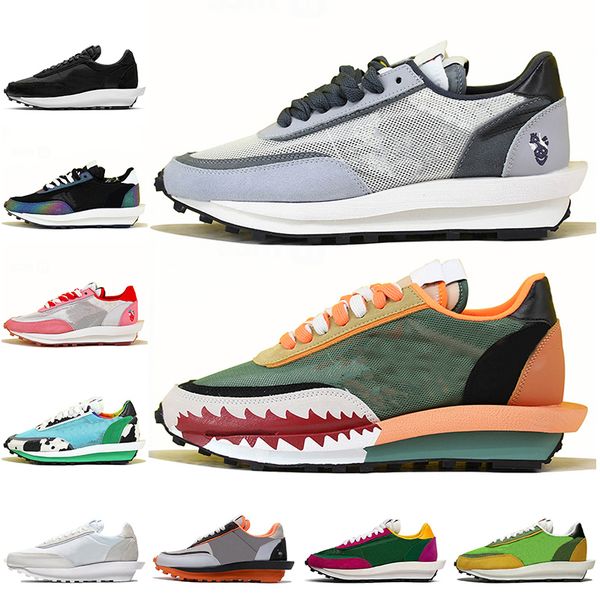 

2021 new women mens waffle ldv running shoes chunky dunky dio nylon white black undercover daybreak pegasus trainers sneakers