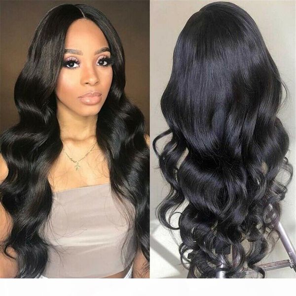 

4x4 lace front human hair wigs with baby hair loose wave glueless virgin peruvian pre plucked 4x4 closure lacefront wig bleached knots, Black;brown