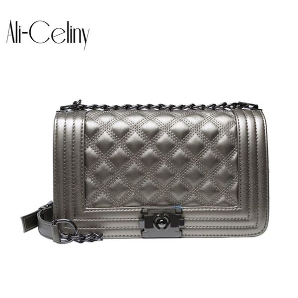 

female bag new 2020 european and american fashion rhombus chain bag ladies all-match shoulder underarm messenger