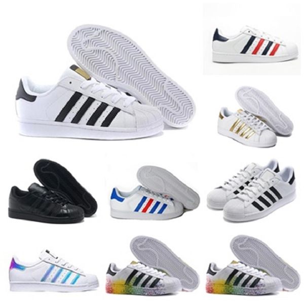 

2021 originals superstar white red gold superstars pride sneakers super star lady men sport casual shoes 36-44 dh2-48466, Black