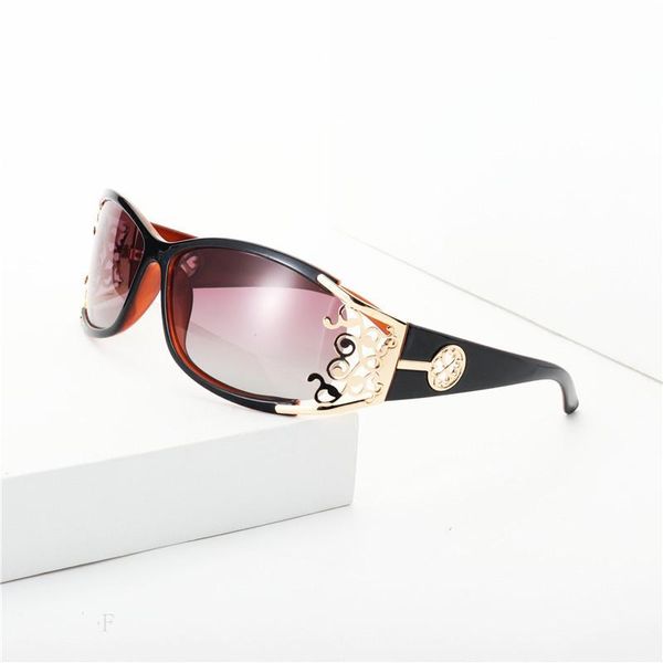 

sunglasses 2021 oversized mirror driving goggles women gradient big frame vintage sun glasses with box fml, White;black