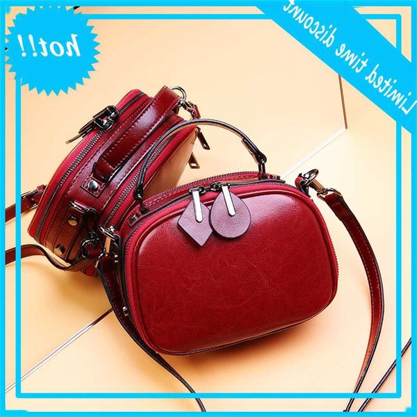 

leather big women's new korean spring and summer fashion messenger cowhide handbag shoulder bag