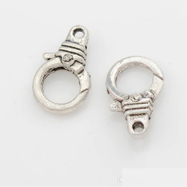 

screw claw lobster clasps jewelry findings 40pcs/lot 18.6x11.4mm antique silver l1011 clasps & hooks sell 8tfbv