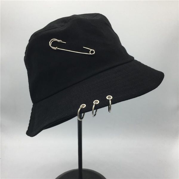 

selling 2020 fashion k iron ring bucket hats popular style cap 100% handmade rings