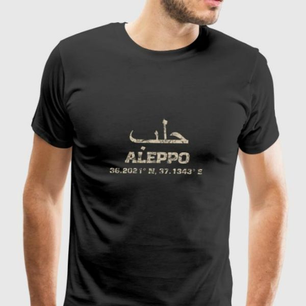

100% cotton o neck custom printed men t shirt aleppo syria women t shirt 017473 sport hooded sweatshirt hoodie