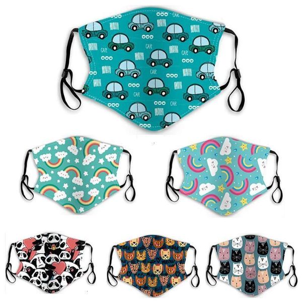 

masks type washable kid hanging cartoon ear anti dust mouth cover anti-fog haze protection gauze mask adjustable respirators dwd125