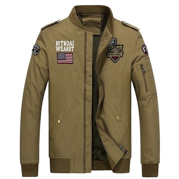 

male 2021 new style flying jacket air force bomber pfaw, Black;brown