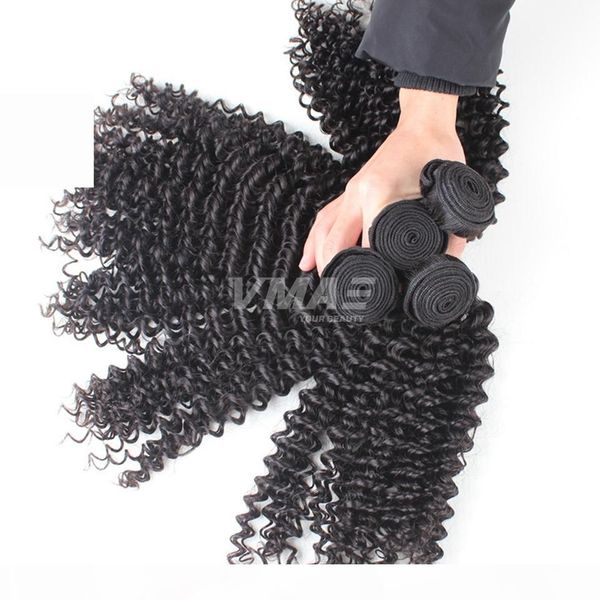 

brazilian weave hair 3pcs lot unprocessed bundles virgin human hair extensions natural black kinky curly hair