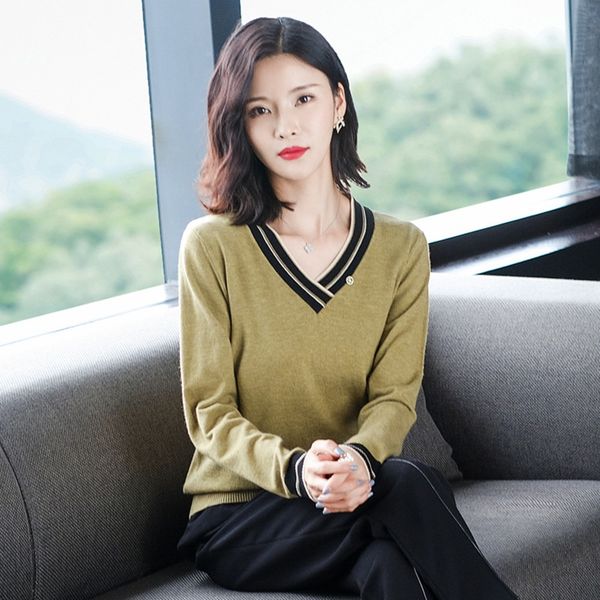 

новый нижний слой осень зима топ sweatercoat sweater2020 модно куриное сердце воротника женщины с длинным рукавом свитера цвета соответствие, White;black