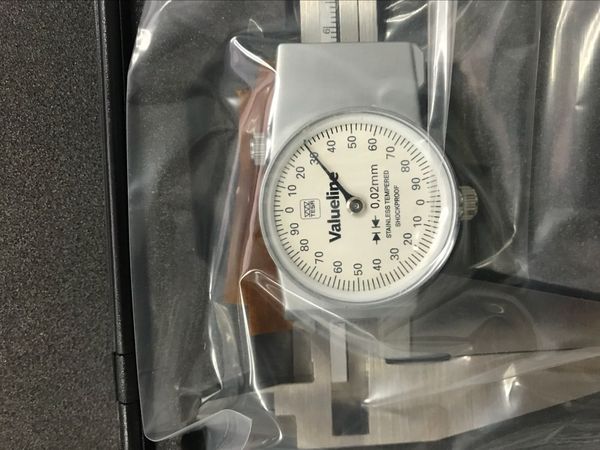 

swiss tesa valueline dial caliper 0-300 0.02 steady precise steady better than mitutoyo
