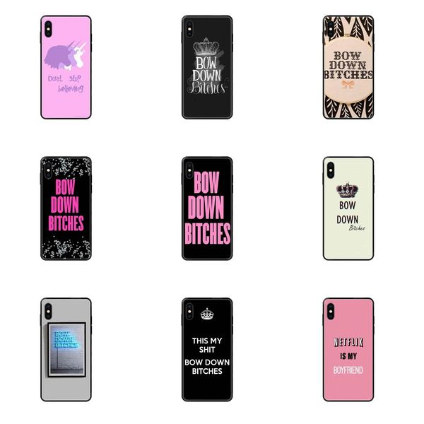 

bow down bithes special luxury phone case for iphone se2020 11 12 plus pro x xs max xr 8 7 6s se 5 5c 5s