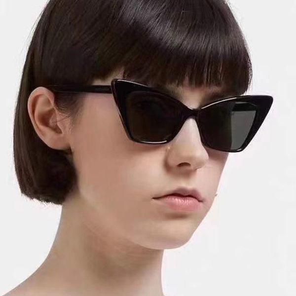 

sunglasses fashion trend brand designer cat eye women female gradient retro sun glasses shadow oculos feminino de sol uv400, White;black