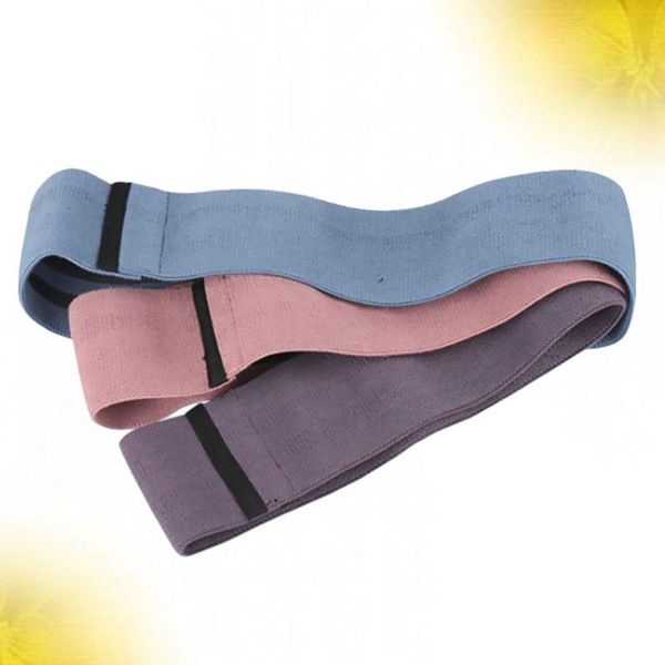 

resistance bands 1 set elastic band yoga sports belt hip for squats exercise workout fitness shaping colorful (32cm 37cm 42cm)