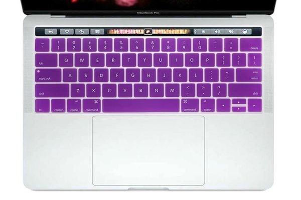

для macbook pro 13 15 13.3 15.6 a1706 a1707 us layout 2017 release new touch bar sile keyboard крышка клавиатуры skin h wmtmpg