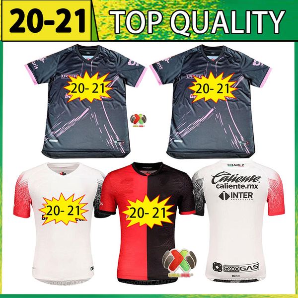 

2020 mexico club atlas soccer jerseys 20 21 atlas home red j.barraza .caballero r.marquez soccer shirt away quality football uniform, Black;yellow