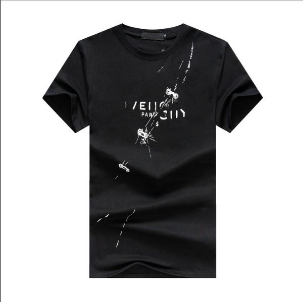 

22ss designers t shirt summer europe paris polos american stars fashion mens tshirts star satin cotton casual t-shirt women mans tees black, White;black