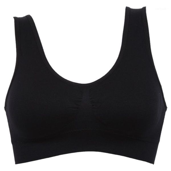 

gym clothing summer shoulder-yoga sports bra sporty vest seamless underwear (black, xl)1, White;black