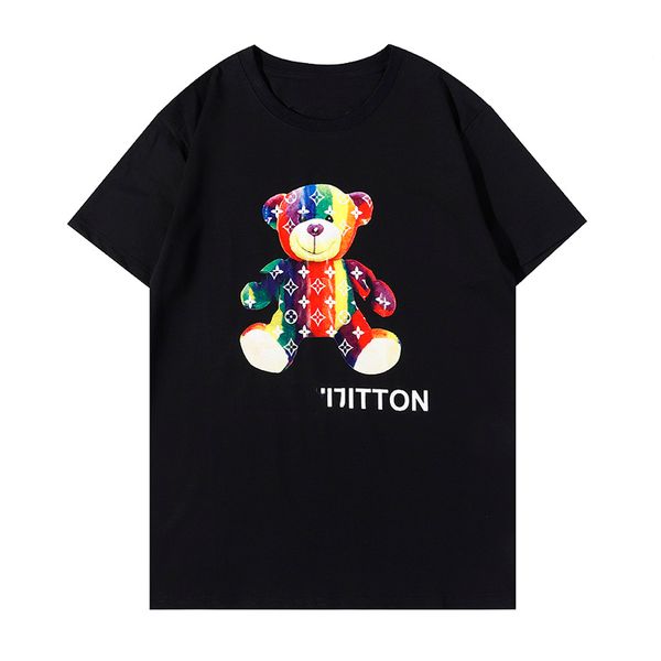 

trade price mens fashion t shirt designers men s clothing black white tees short sleeve women's casual hip hop streetwear tshirts, White;black