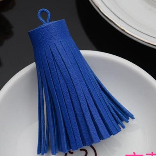 

fashion pu leather tassel women keychain bag pendant acessory alloy car key chain ring holder retro jewelry eh152 h jllygk