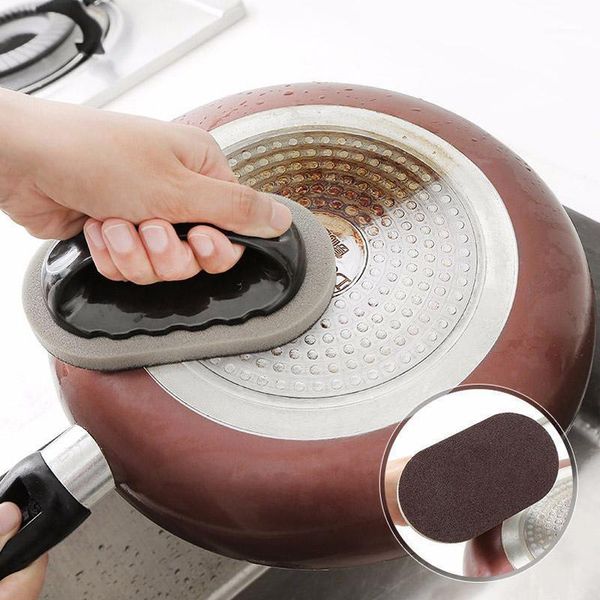 

cleaning brushes bath sponge tiles brush household tools pot dishes window cook accessories diamond sand with hand protector1