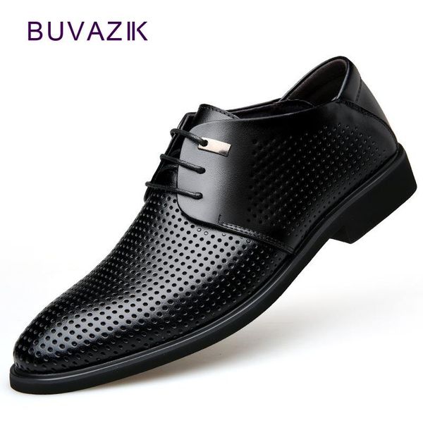 

leather shoes men flats shoes casual breathable men oxfords fashion brand dress for chaussure homme big size lace-up, Black