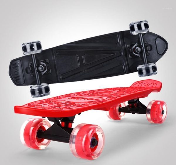

skateboarding cruiser skateboard 25inch fish board kids scooter longboard retro penny complete banana skate1