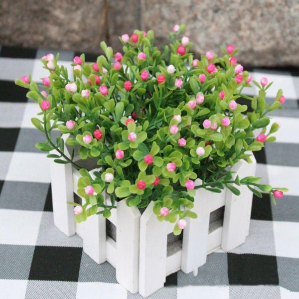 

artificial flower green shrub plant suitable for wedding and street decoration sunshine beautiful fresh natural practicality nc