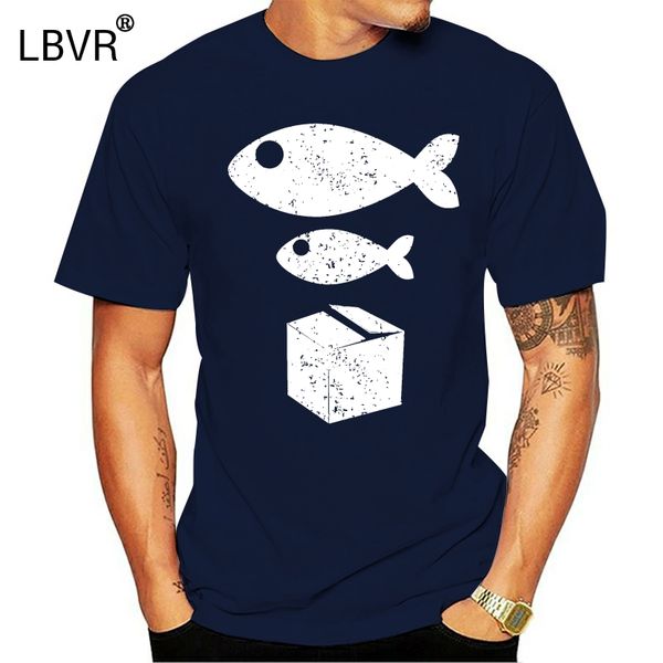 

big fish little fish cardboard box party funny birthday gift present novelty cool short sleeve sport hooded sweatshirt hoodie t shirt
