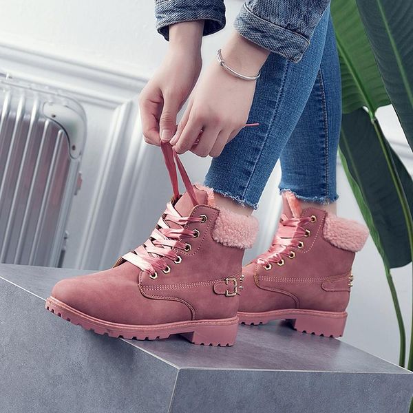 

boots sooneeya retro silk lace up pink women ankle snow shoes woman rivet boot winter warm british 2021, Black