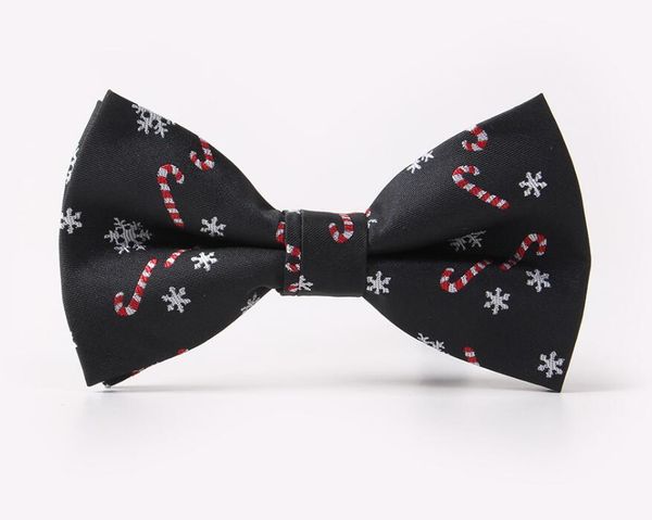 

gusleson christmas bow ties for men snow man tree pattern festival theme bowties cravat fashion casual bowknot bowties men gifts q bbypuf, Black;gray