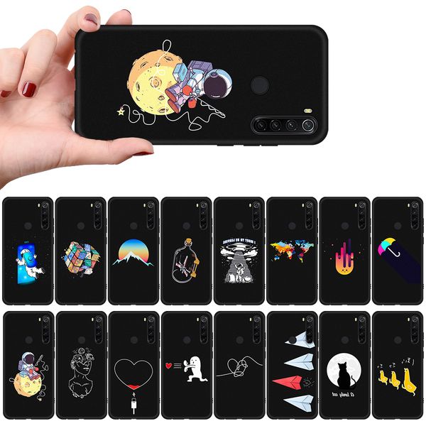 

redmi 8t cute painted for xiaomi mi a3 9 lite se 9t note 7 pro 8 8a case silicon soft tpu cover