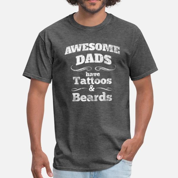 

татуировка и борода - высокий папа t-shirt отец подарок тенниска fun anime спортивная tracksuit толстовка толстовка