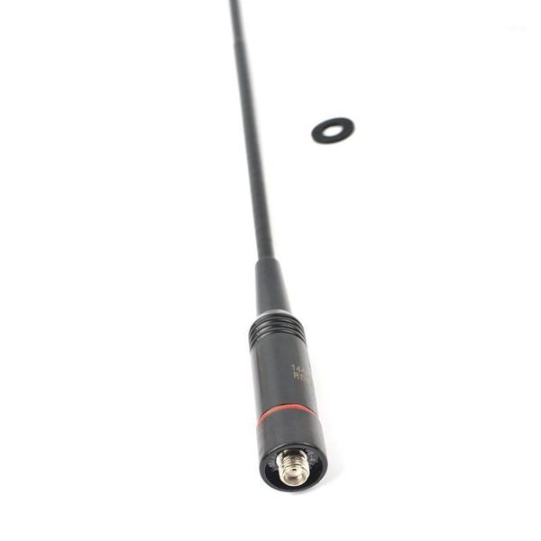 

2pcs hys-772 sma-female antenna vhf/uhf dual band soft whip aerial 144mhz&435mhz two way radio antenna wouxun kg-uvd1p kg-uv6d1