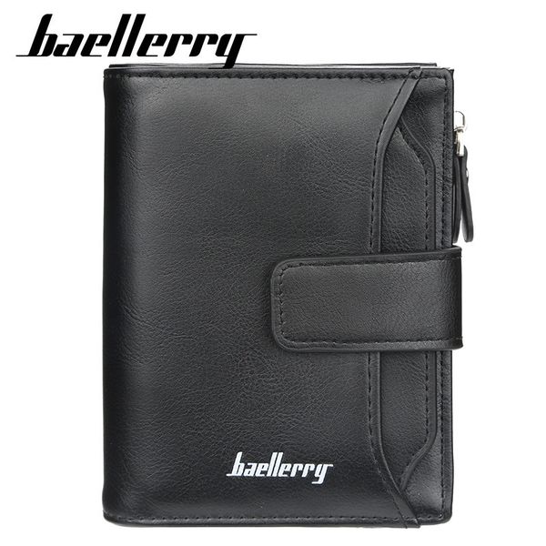 

baellerry brand men's wallet pocket casual male purses money clip clutch portfolio purse multi-card bit wallets