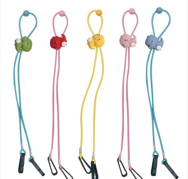 

kid adjustable face mask lanyard cartoon flower anti-loss straps extensible holder rope masks protection buckle party favor gift wmtvxdk