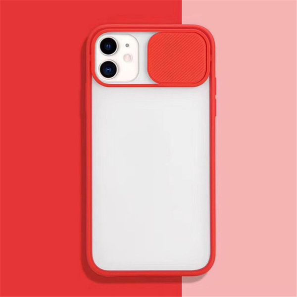 Slide Camera Lens Protection Phone Case For Iphone 12 11 Pro Max XS Max