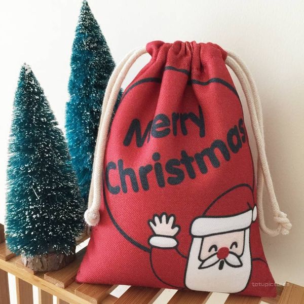 

dhl christmas bag santa claus bag large new year gift bag customized logo wholesale