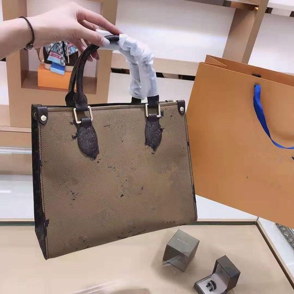 

of new 2020 color the shoulder printing handbag shopping matching female totes capacity single bag handbag large women luxury double-si jhfg
