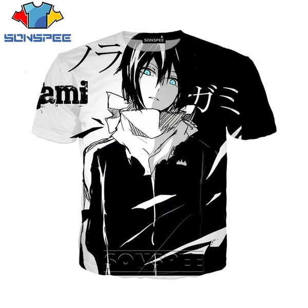 

anime noragami printed 3d print shirts oversized humor aesthetic men clothing
