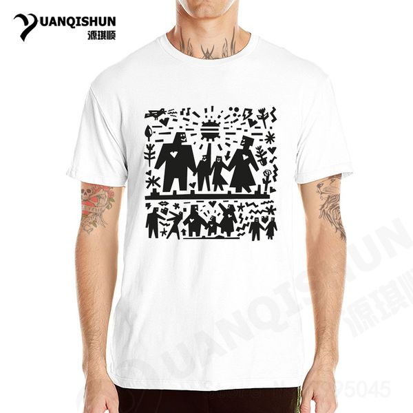 

sport 2017 family love abstract cartoon print t-shirt summer casual brand 100% cotton t-shirt 12 color large size 3xl
