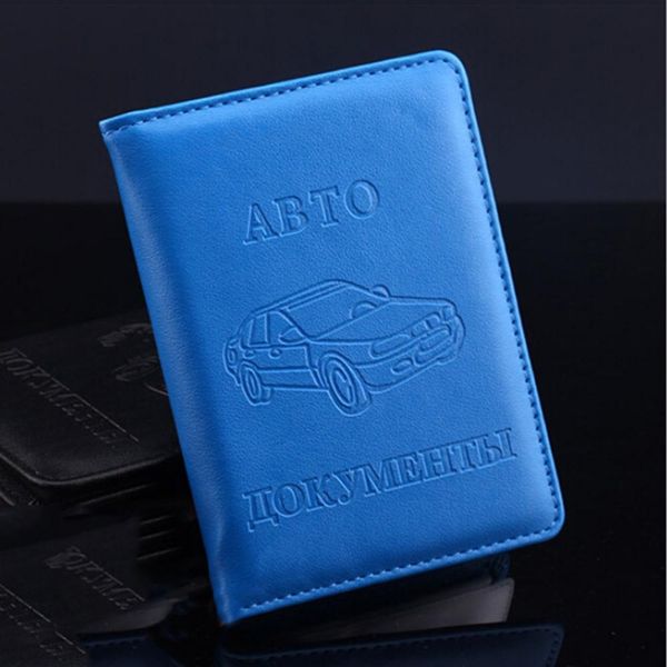 

pu leather on cover for car driving documents card credit holder russian driver license bag purse wallet case h jlleii