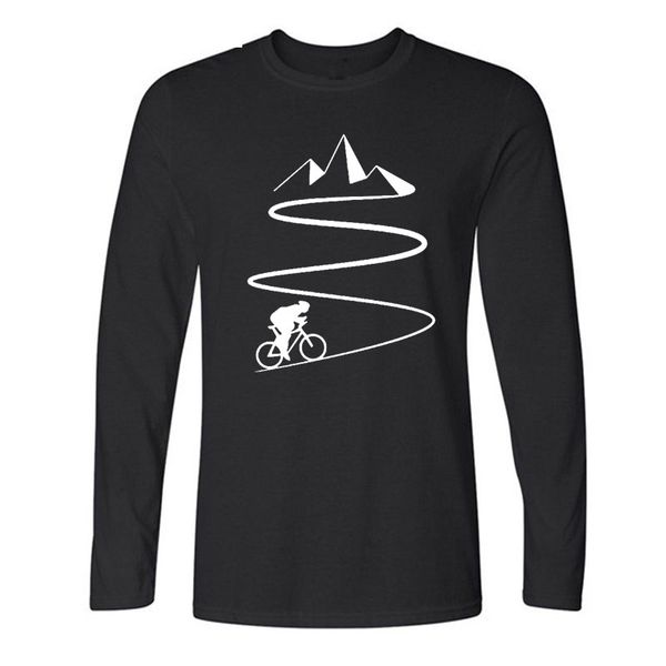

mountain bike heartbeat funny biker mens summer style fashion long sleeves oversized streetwear hoodie designers t shirts sweatshirt